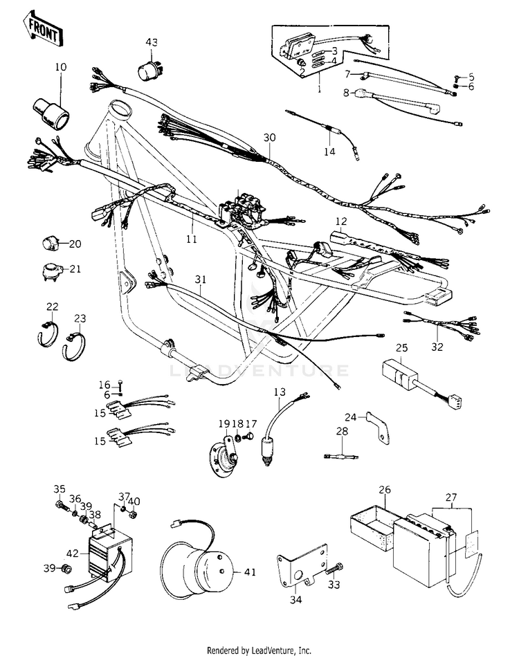 Chassis Electrical Equipment ('78 C1/C1a Schematic