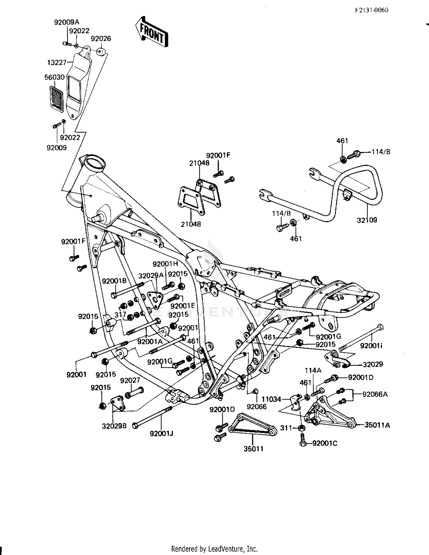 FRAME FITTINGS ('81-'82 H1/H2)