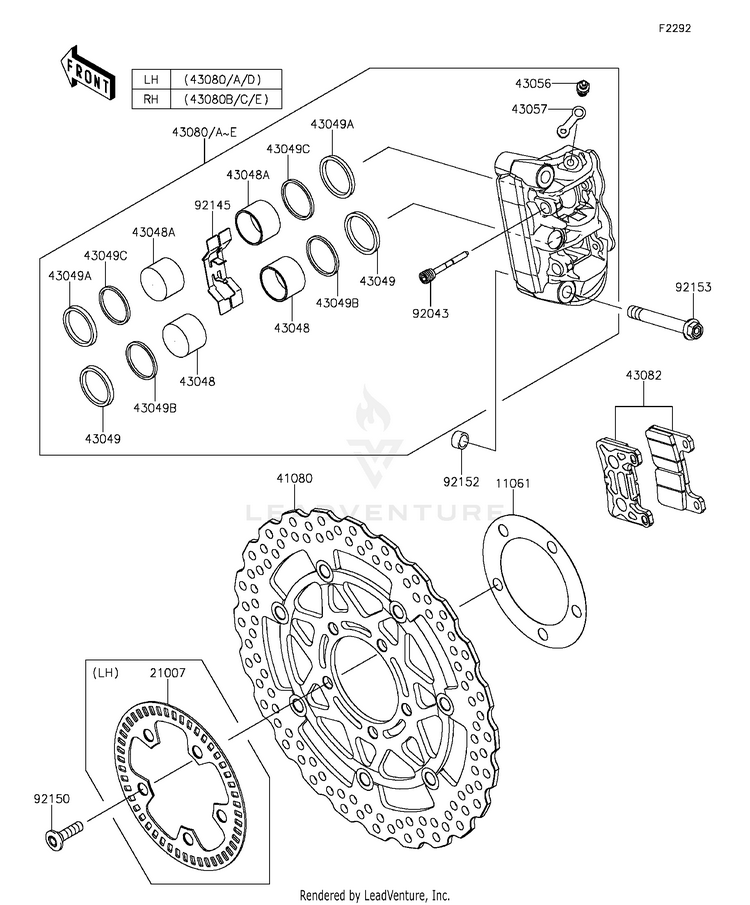 Front Brake Schematic