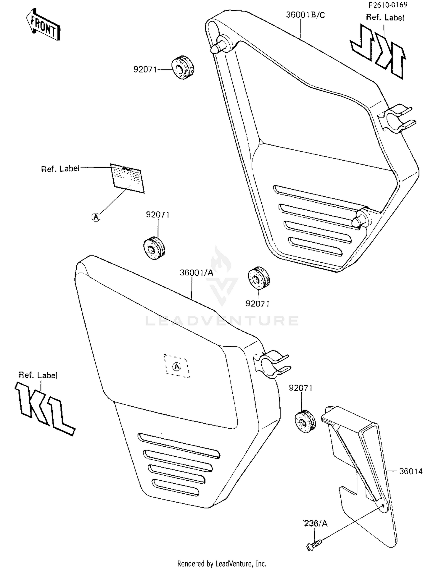 SIDE COVERS/CHAIN COVER