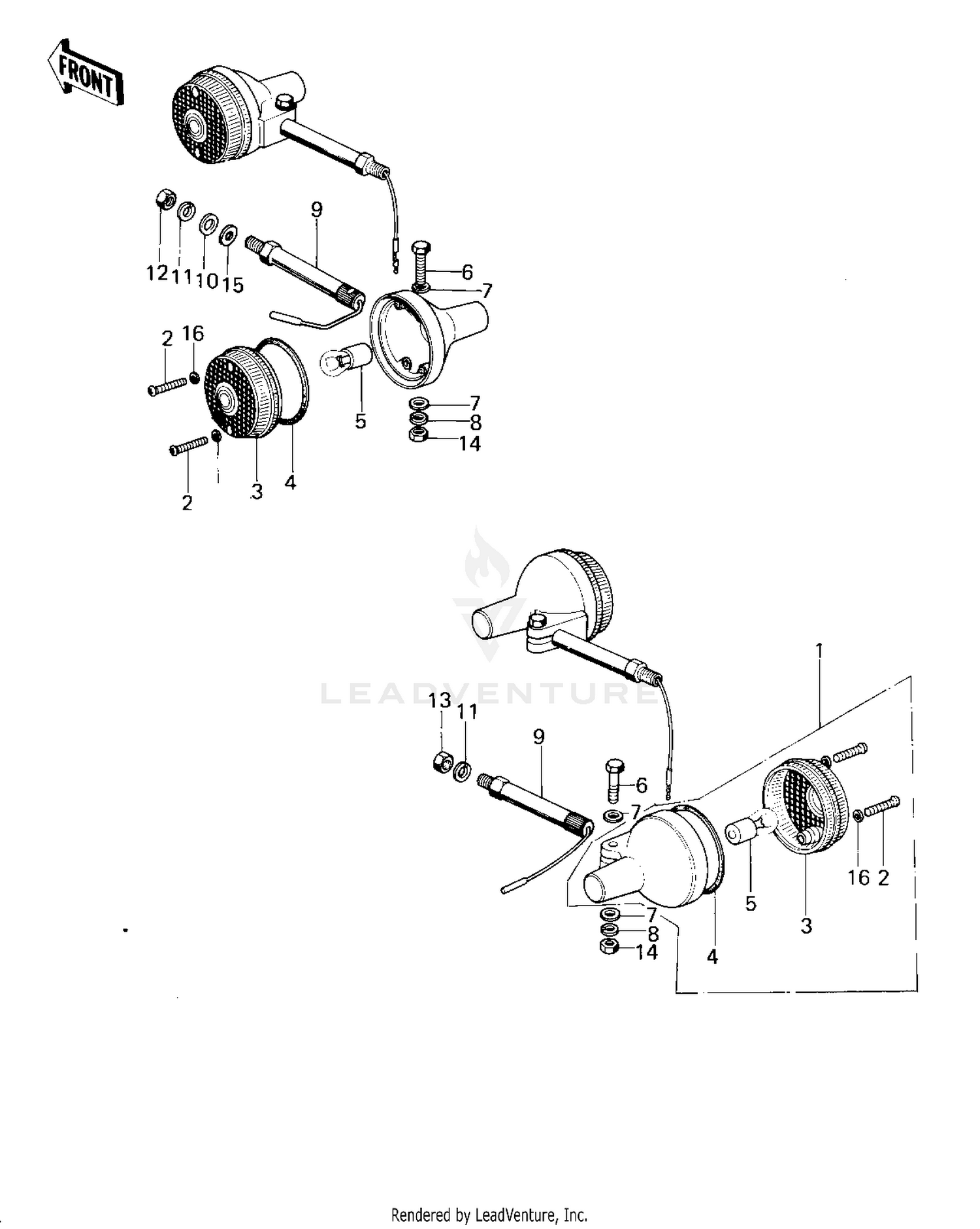 TURN SIGNALS (KM100-A1-A4)