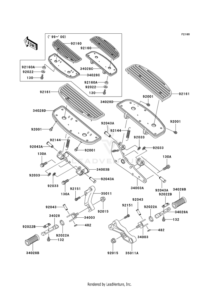 Footrests Schematic