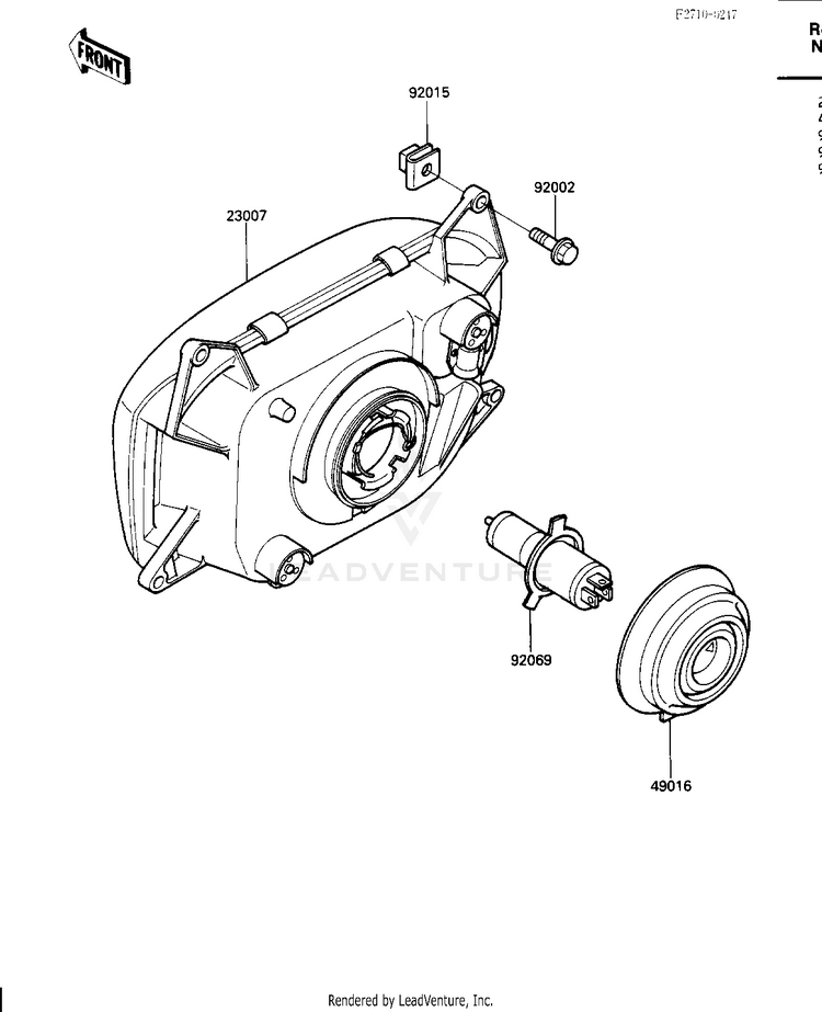 Headlight Schematic