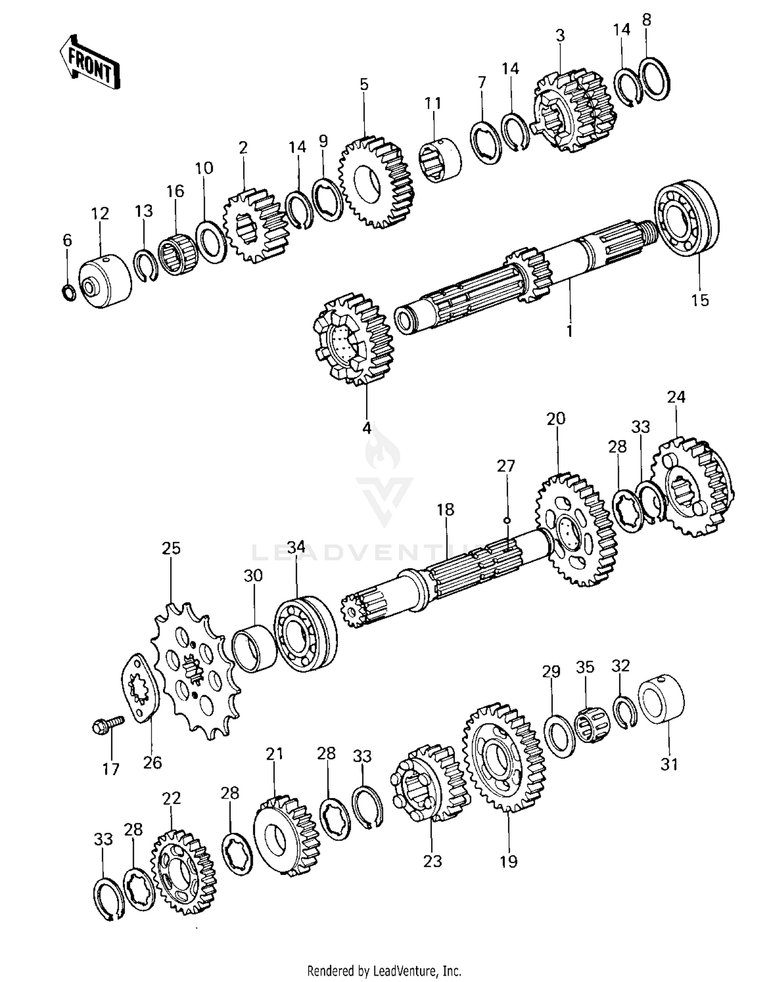 TRANSMISSION ('80-'81 A1/A2)