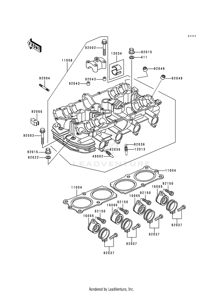 Cylinder Head Schematic
