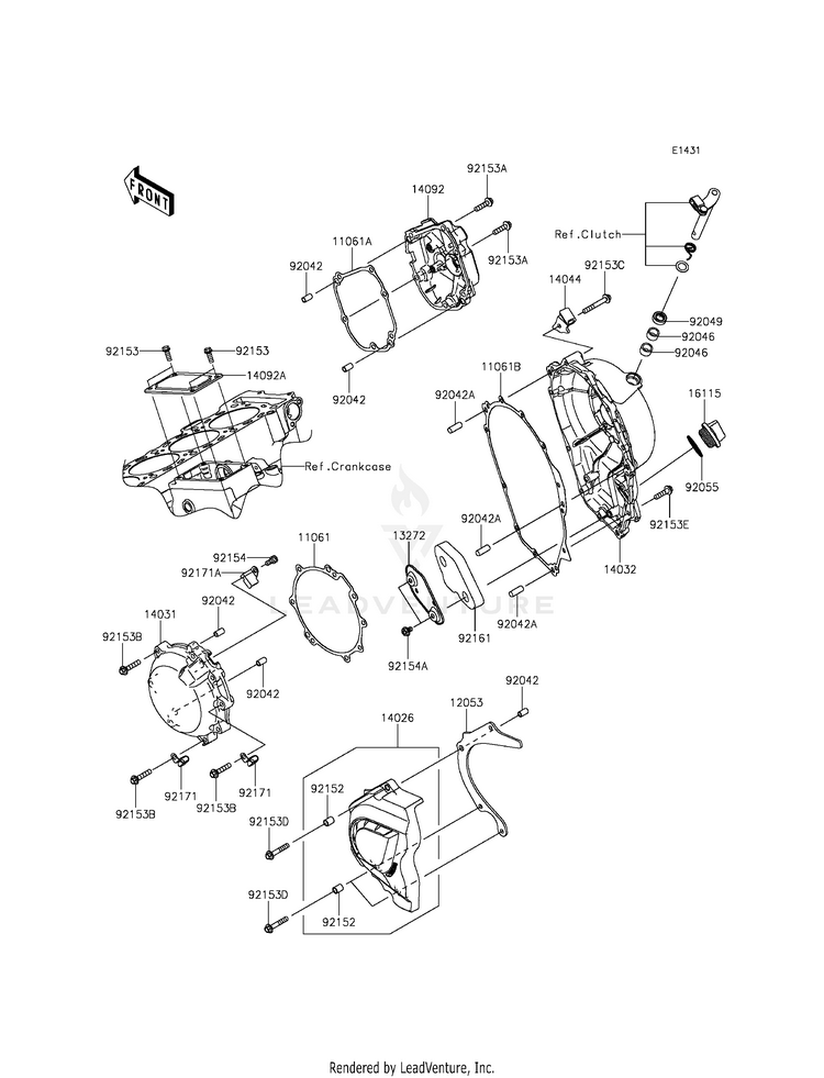 Engine Cover(S) Schematic