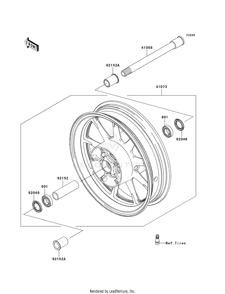 Front Wheel Schematic