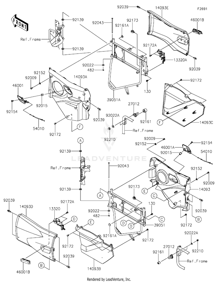 Door(Rear) Schematic