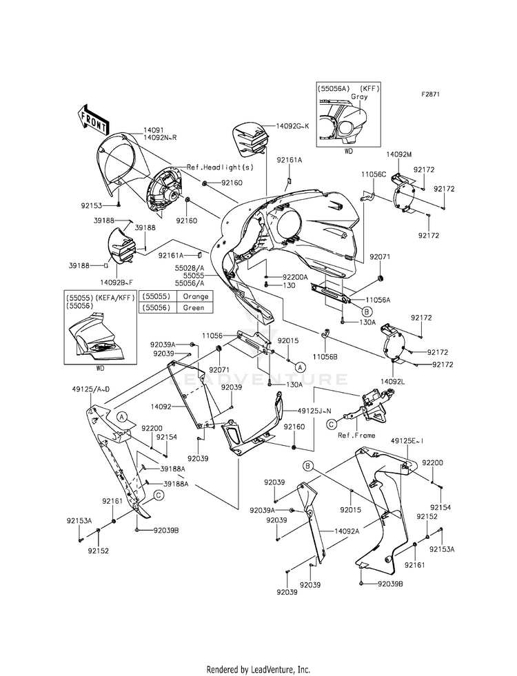 Cowling (Outer) Schematic