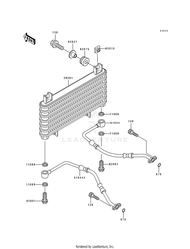 Oil Cooler Schematic