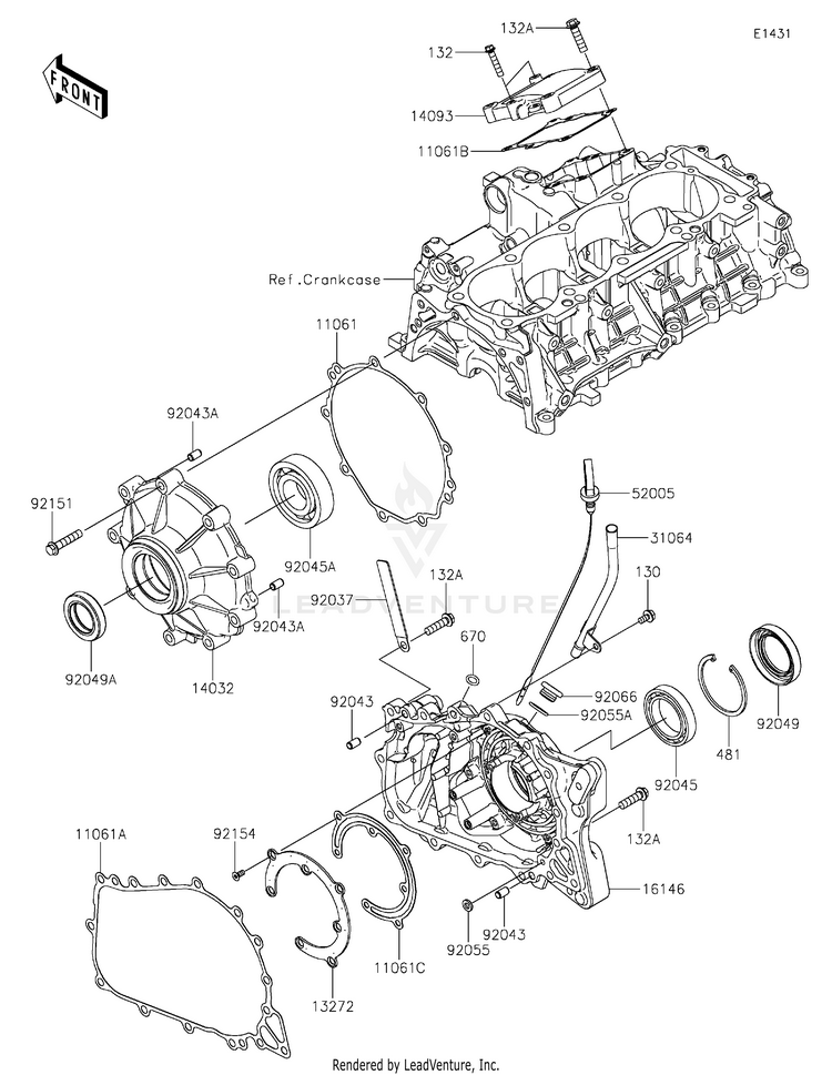 Engine Cover(S) Schematic
