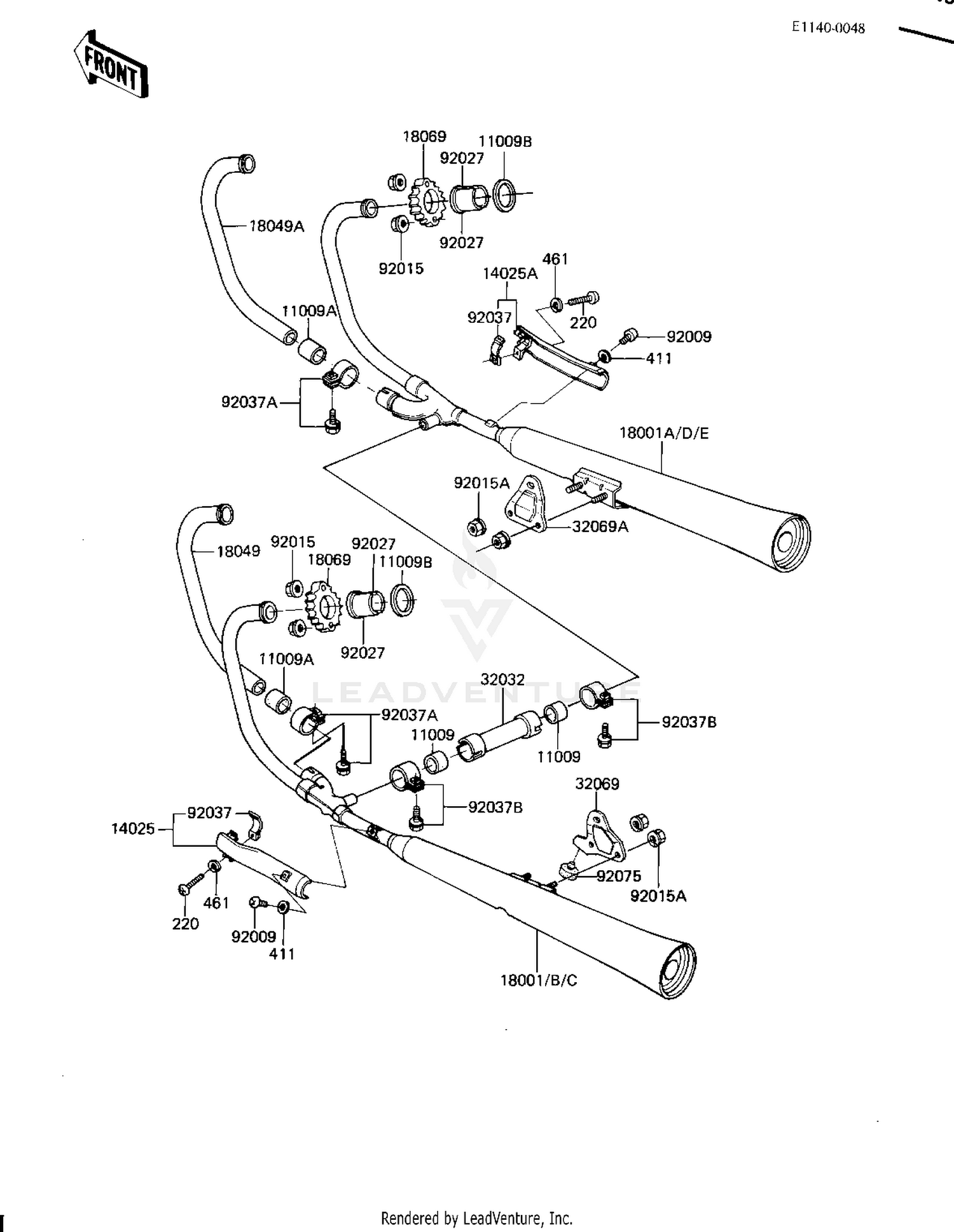 MUFFLERS ('81-'82 H1/H2)