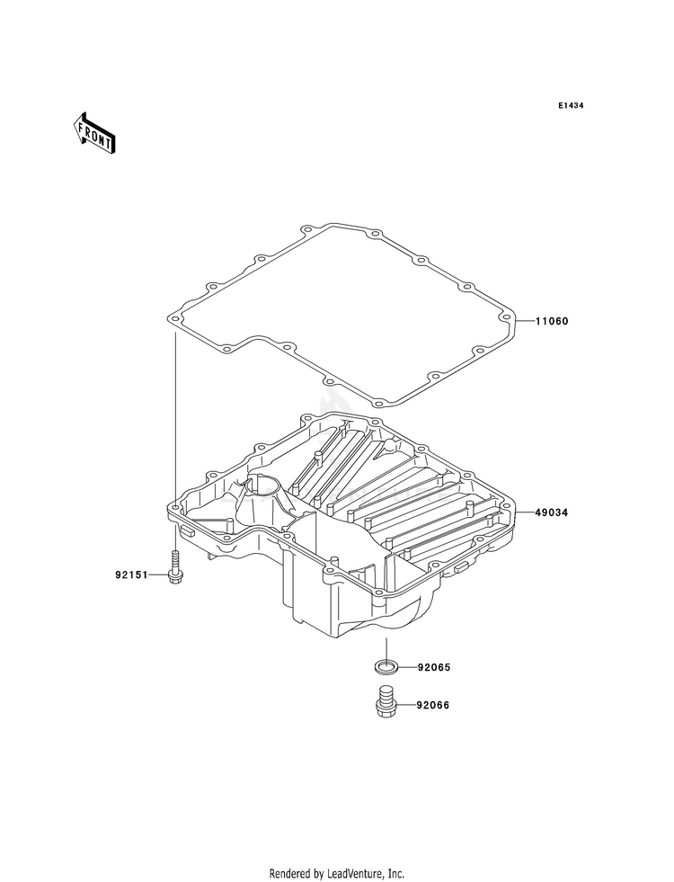 Oil Pan Schematic