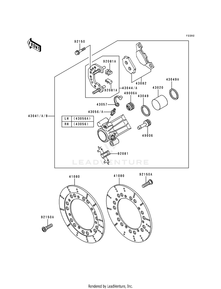 Front Brake Schematic