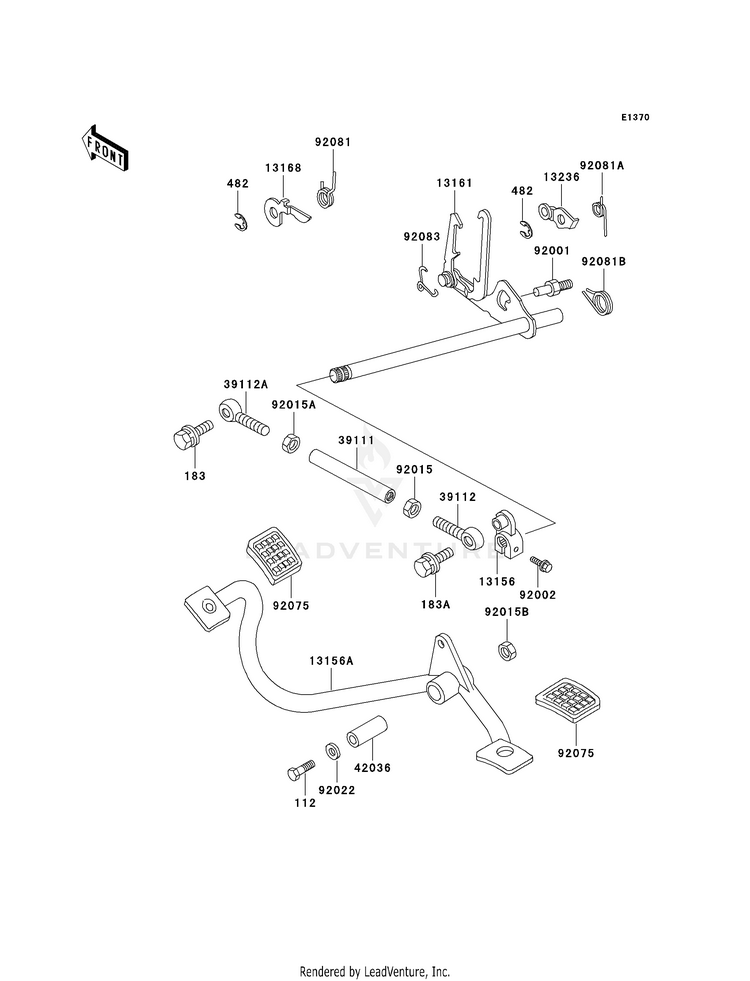 Gear Change Mechanism Schematic