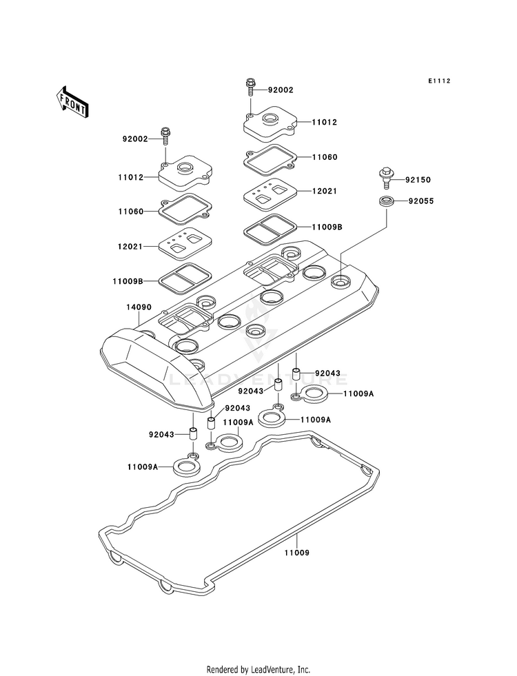 Cylinder Head Cover Schematic