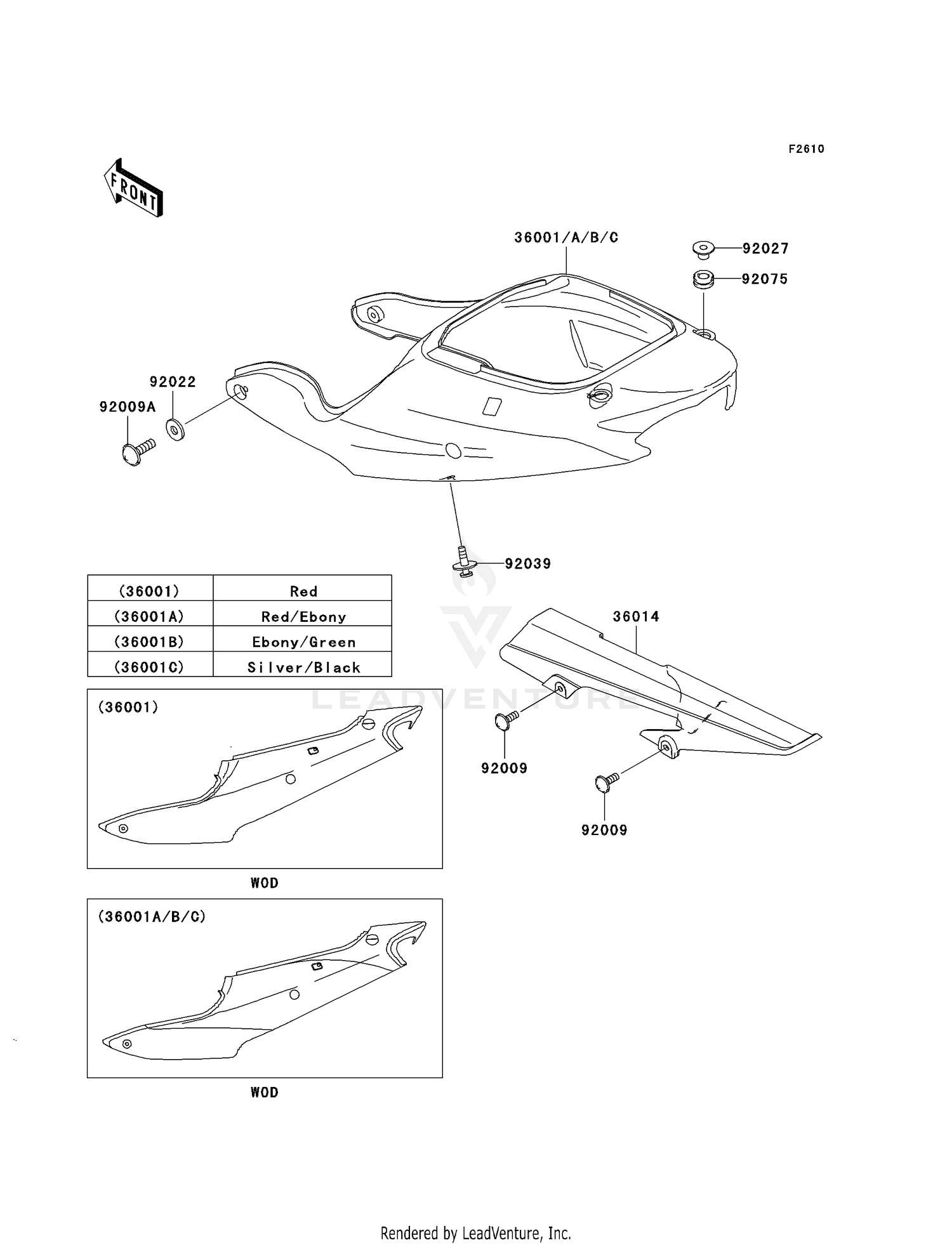 SIDE COVERS/CHAIN COVER (ZX600-J1)