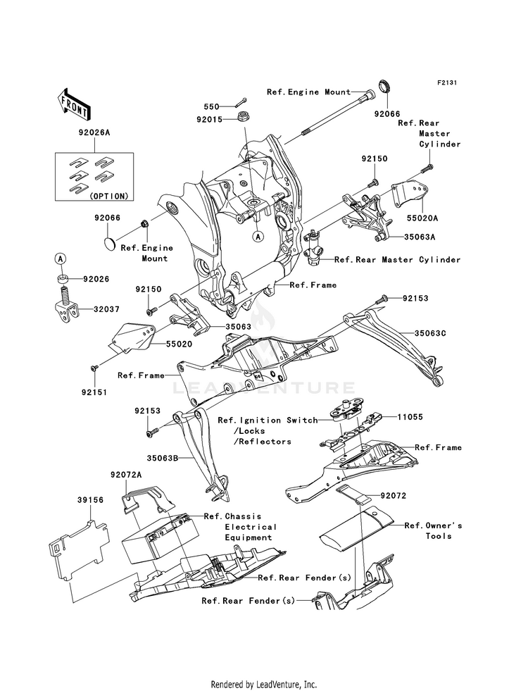 Frame Fittings Schematic