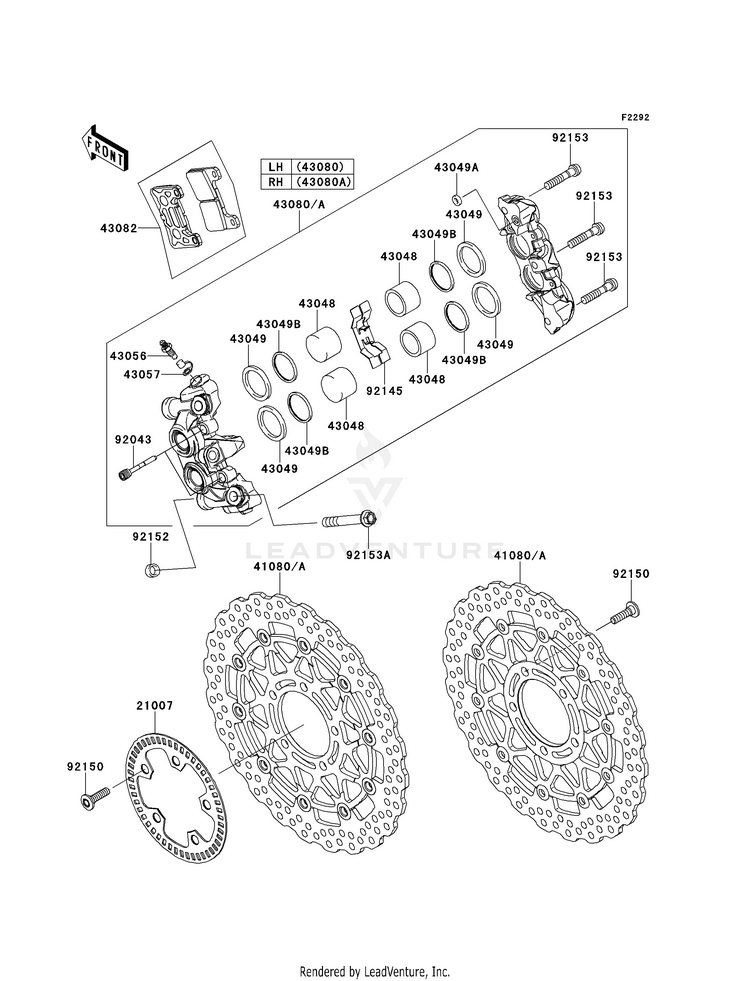 Front Brake Schematic