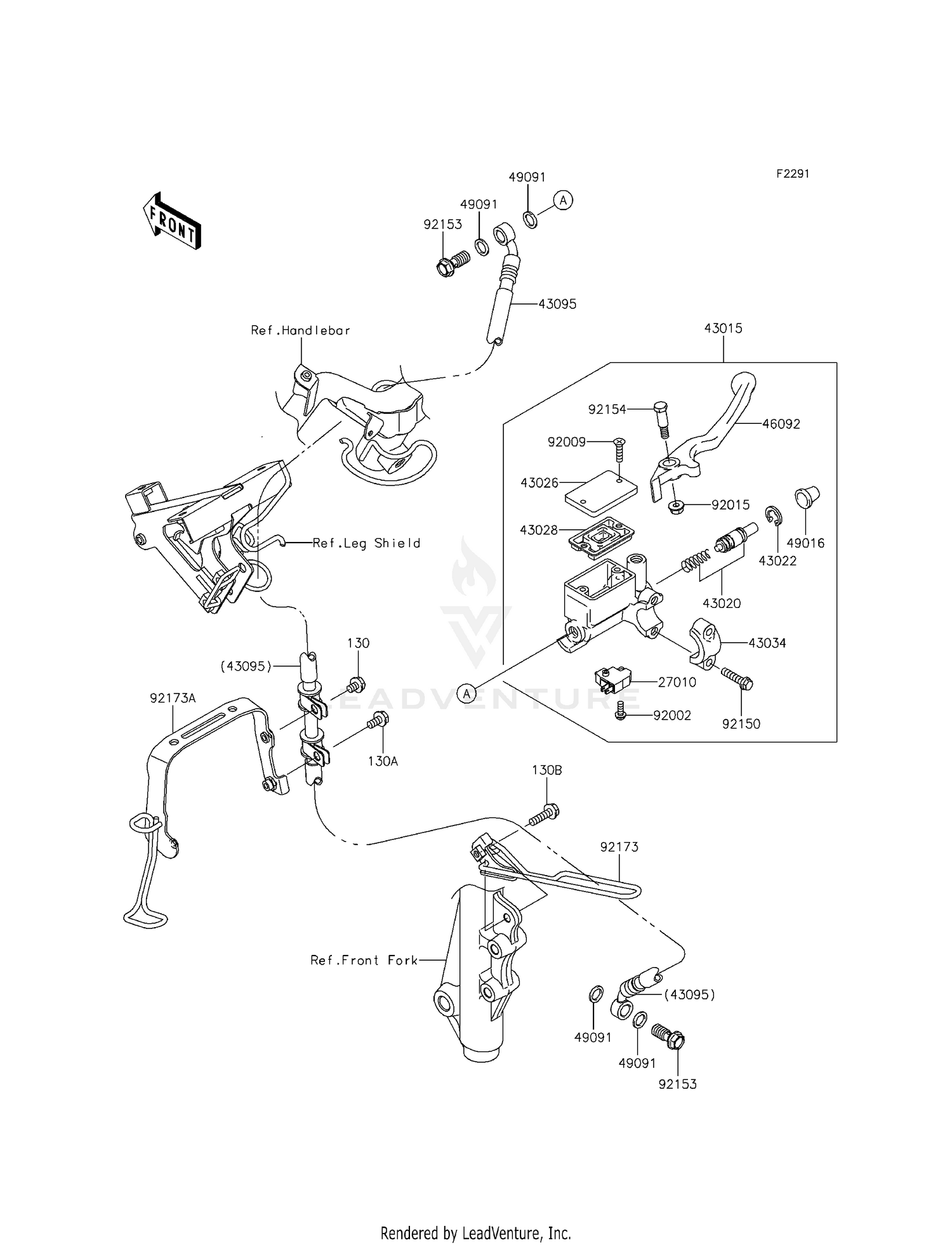 FRONT MASTER CYLINDER