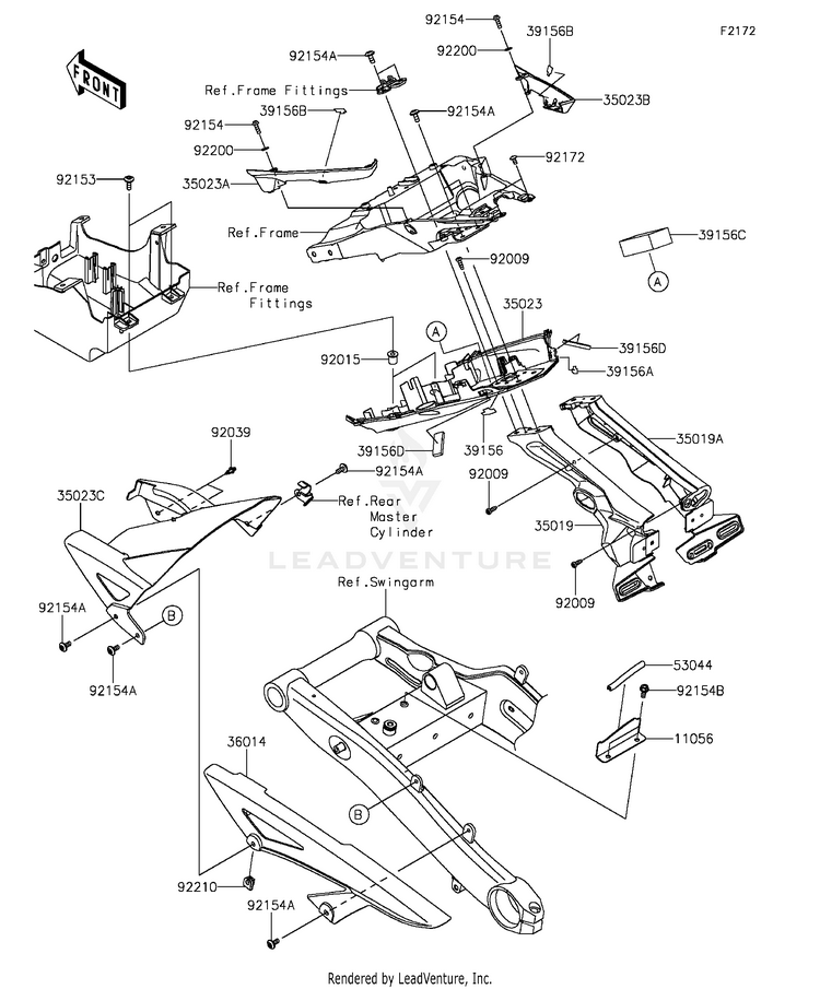 Rear Fender(S) Schematic