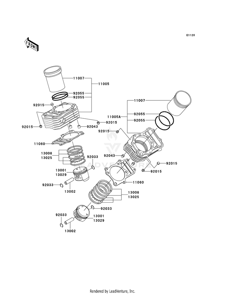 Cylinder/Piston(S) Schematic