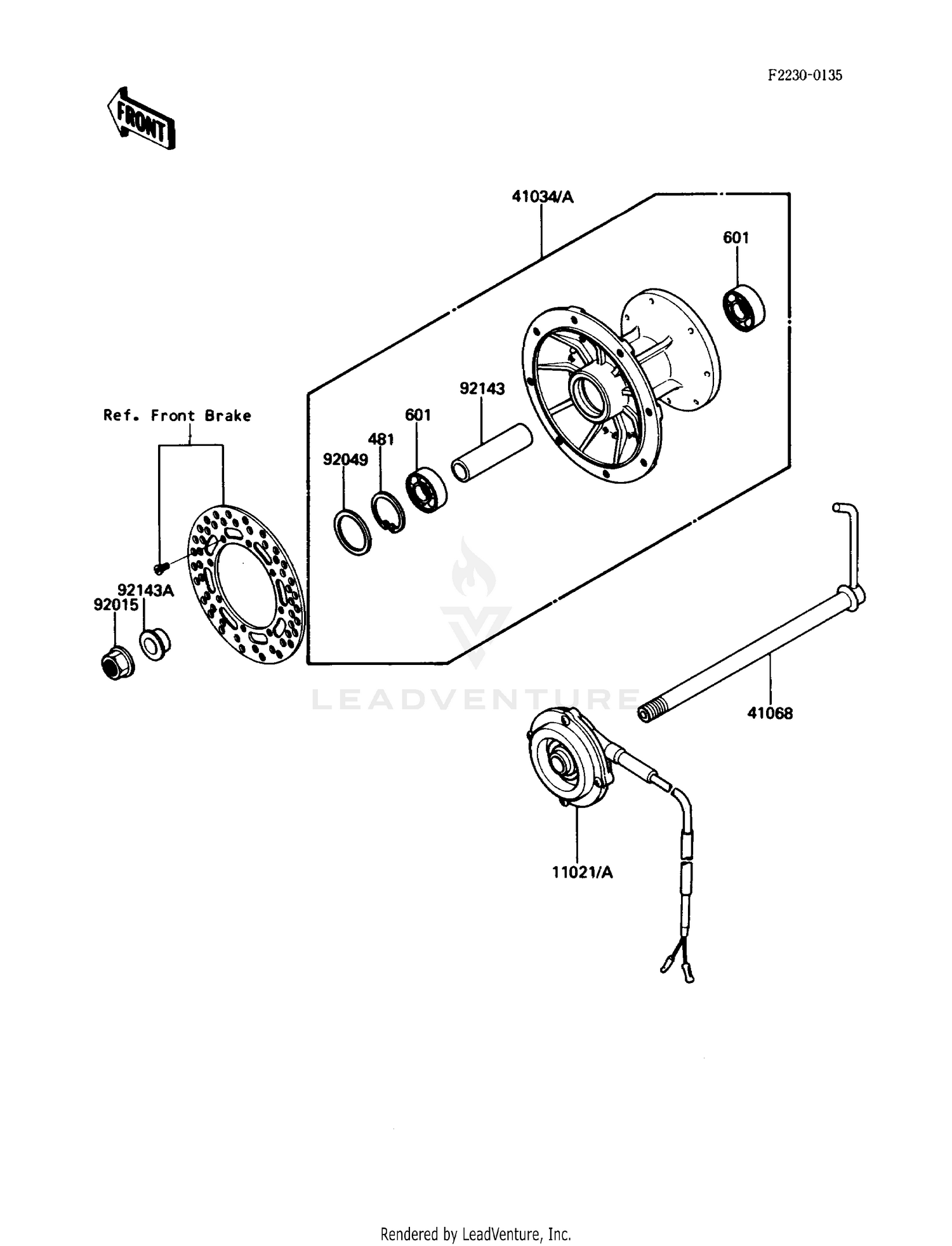 FRONT HUB