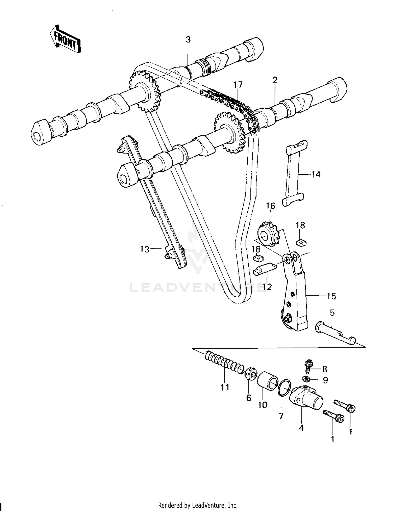 CAMSHAFTS/CHAIN/TENSIONER