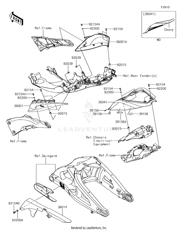 Side Covers/Chain Cover Schematic