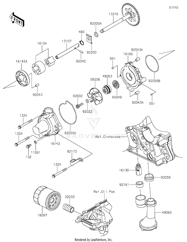 Oil Pump/Oil Filter Schematic