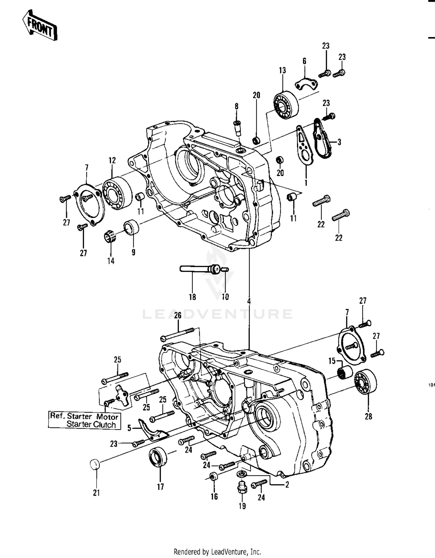 CRANKCASE ('82 A1)