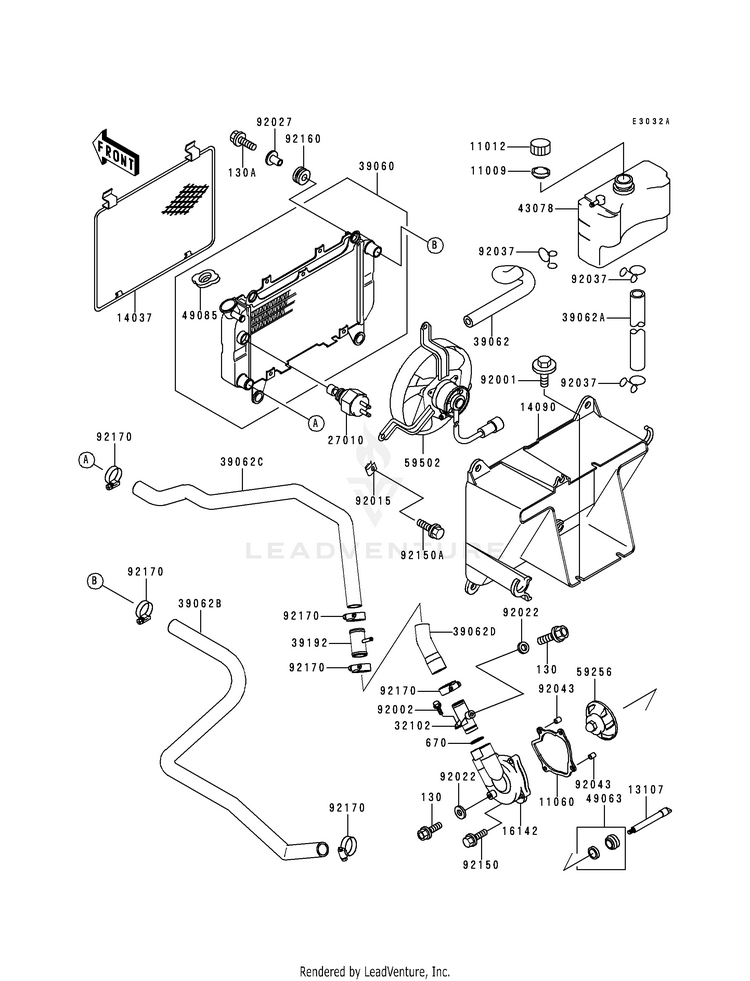 Radiator (Lf400ae532918-) Schematic