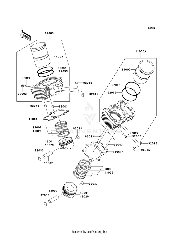 Cylinder/Piston(S) Schematic