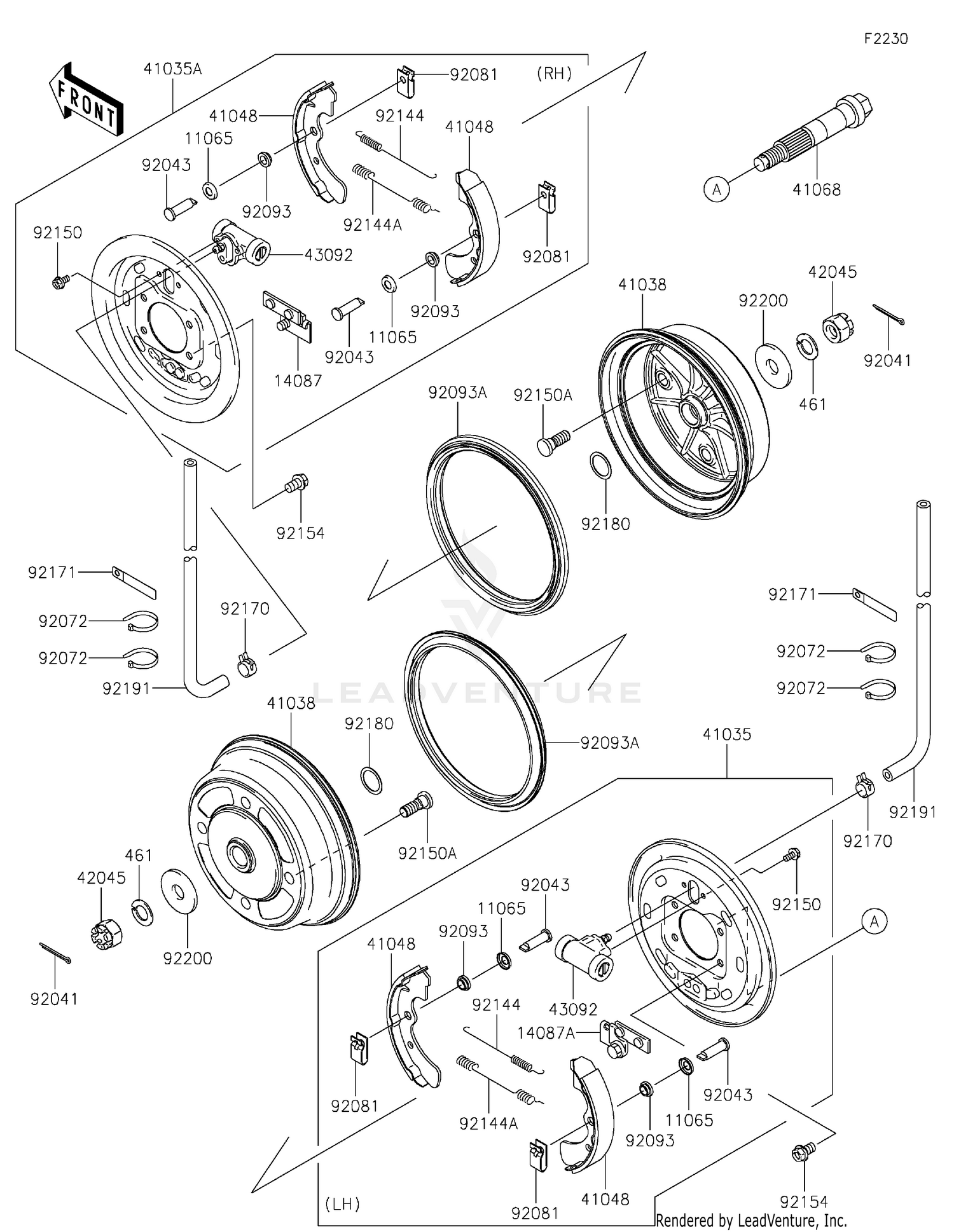 Front Hubs/Brakes
