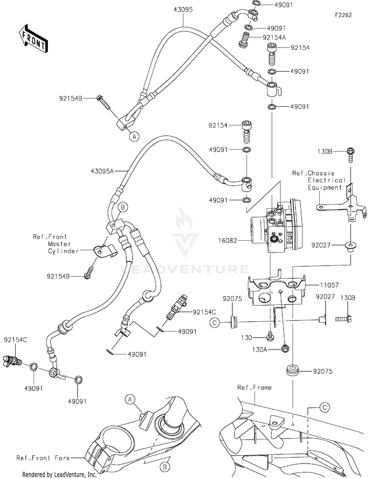Brake Piping Schematic