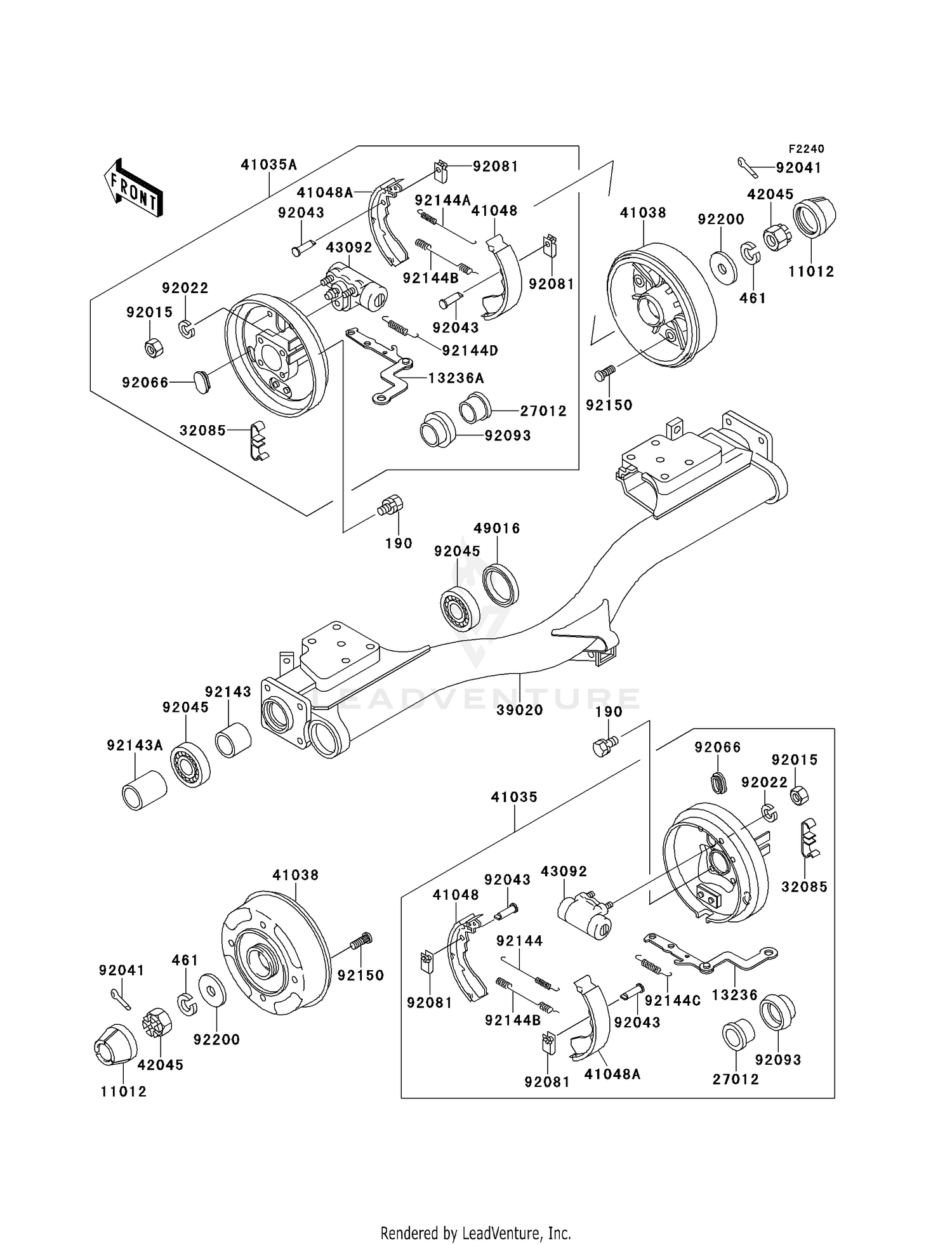 REAR HUBS/BRAKES