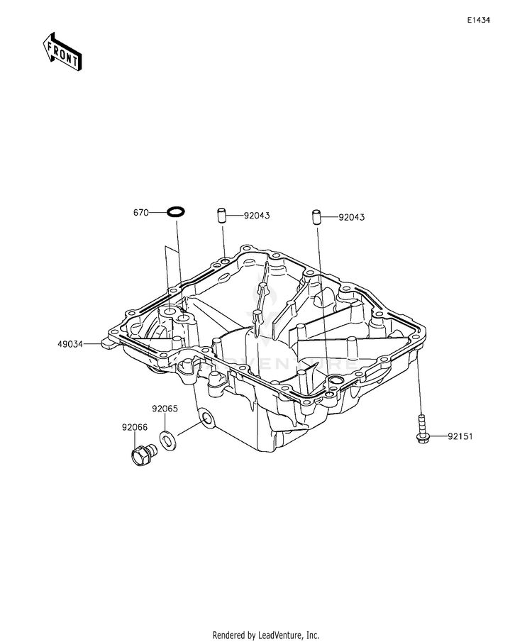 Oil Pan Schematic