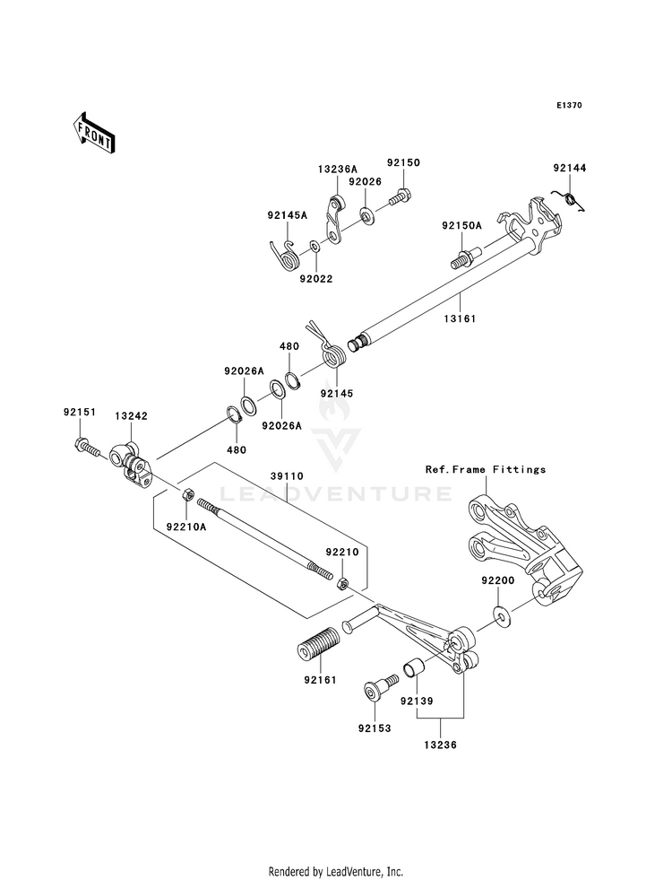 Gear Change Mechanism Schematic