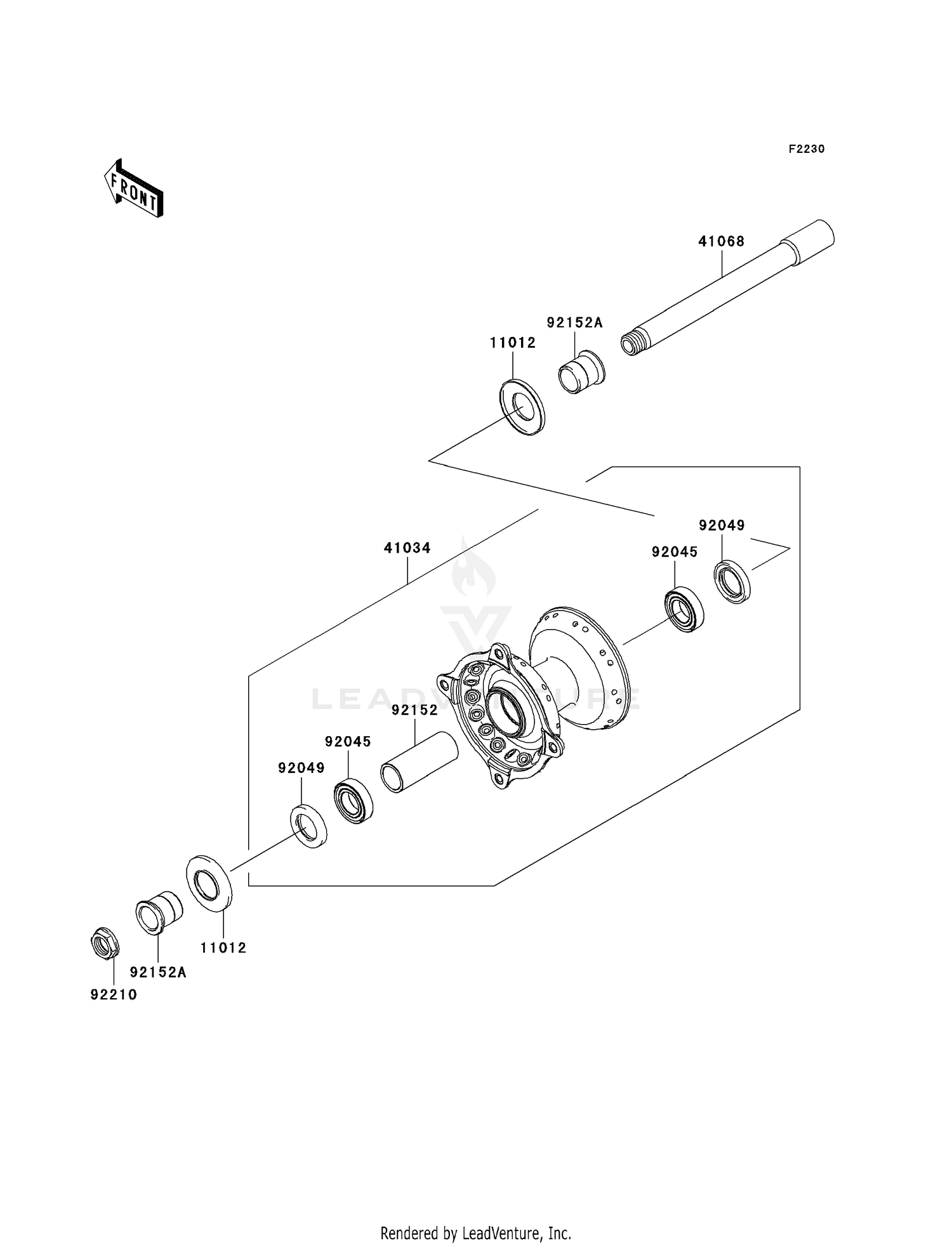 FRONT HUB