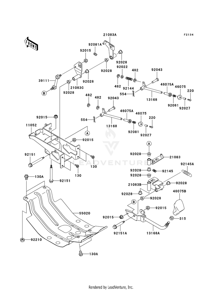 Shift Lever(S) Schematic