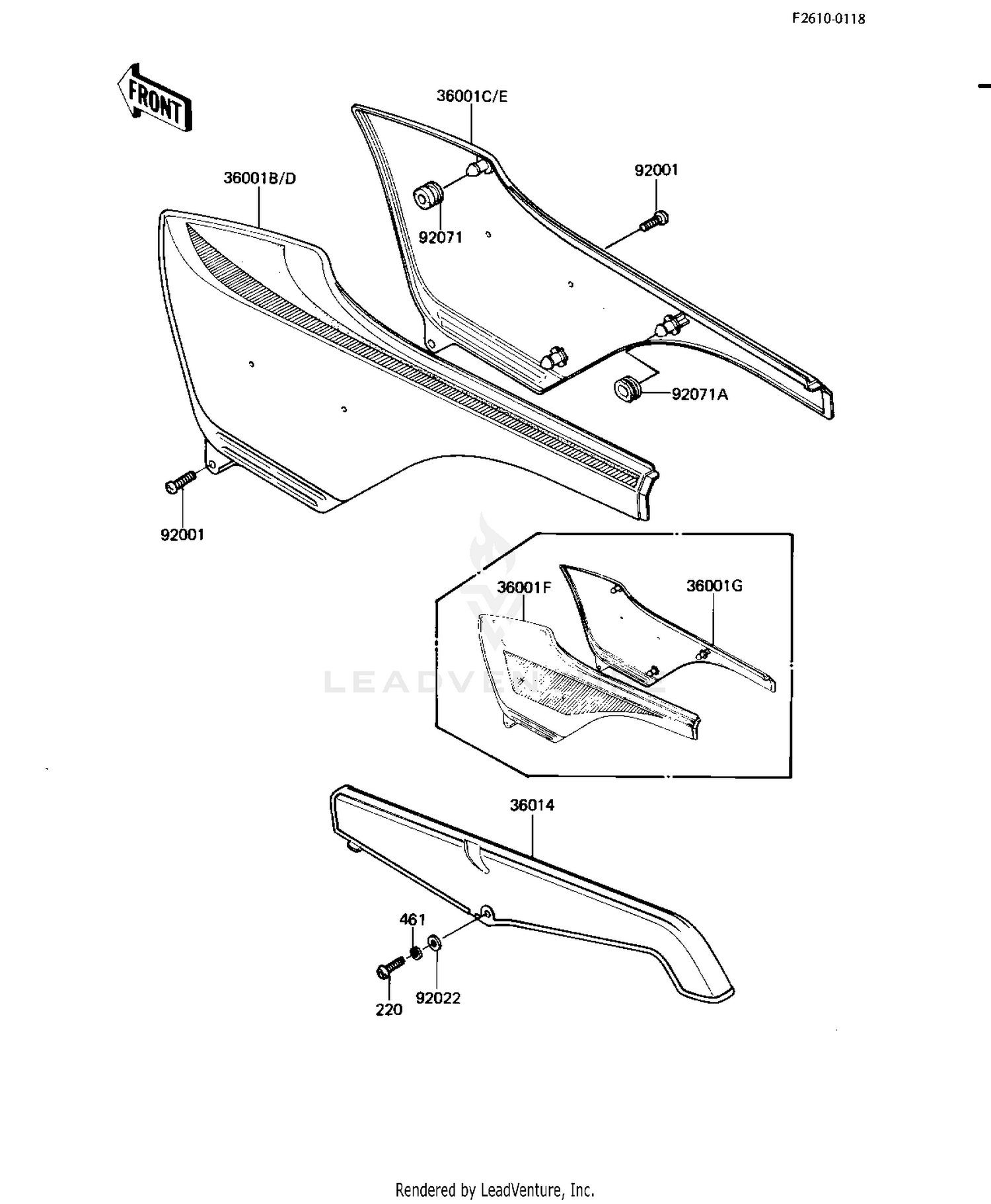 SIDE COVERS/CHAIN COVER