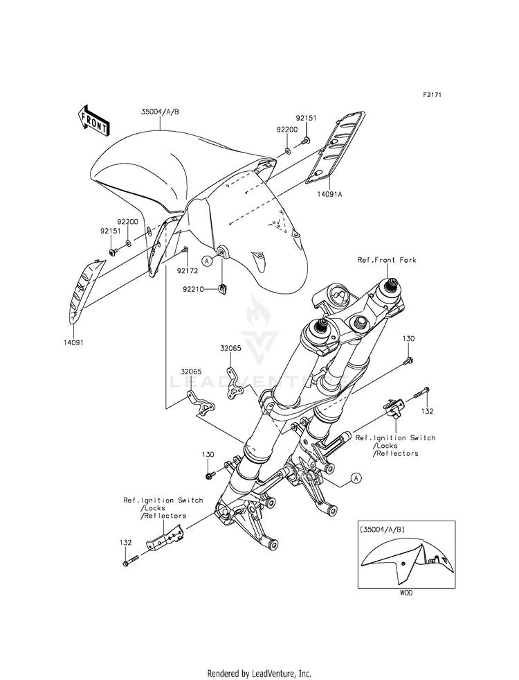 Front Fender(S) Schematic