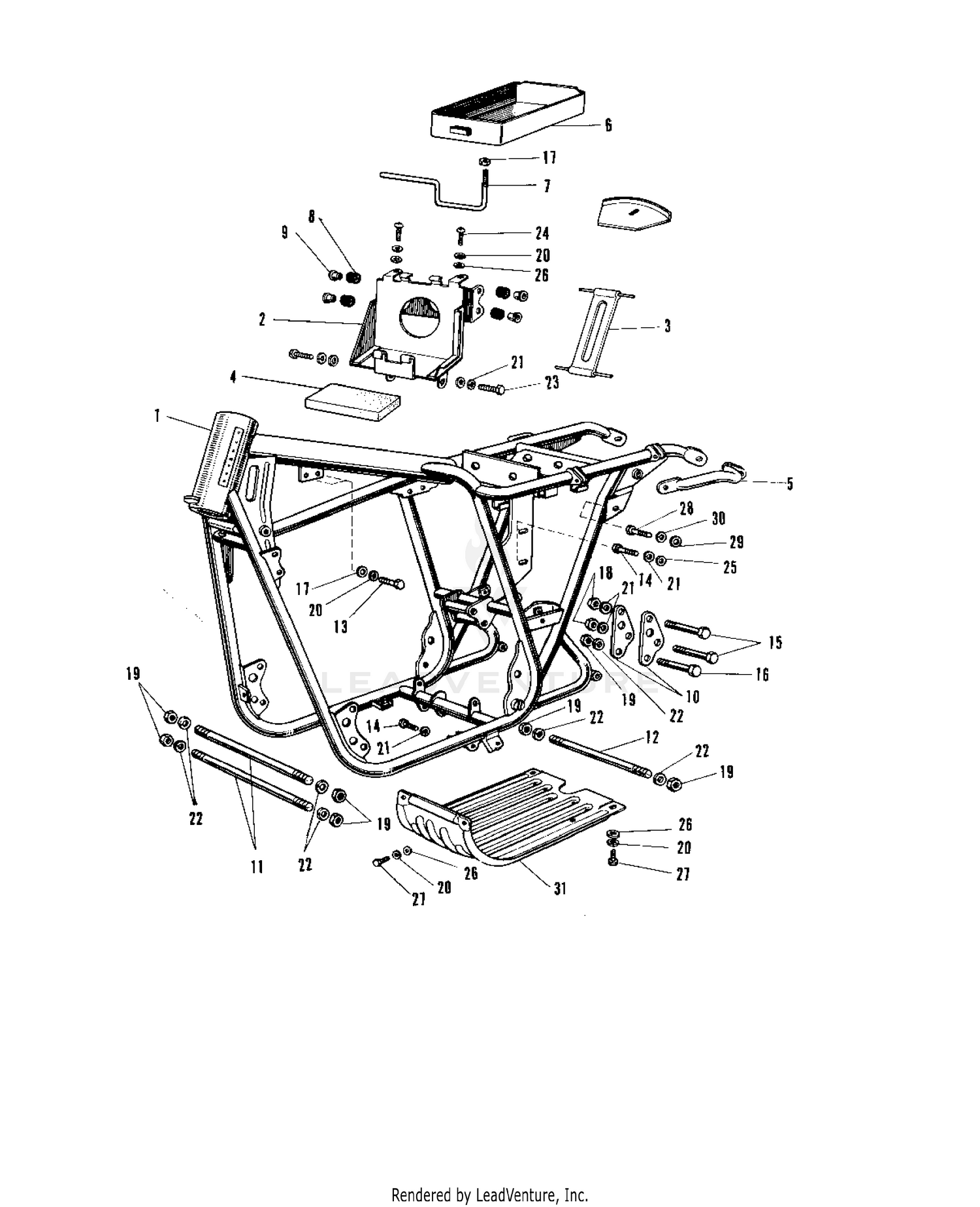 FRAME A1/SS, A7/SS, U.S. MODELS