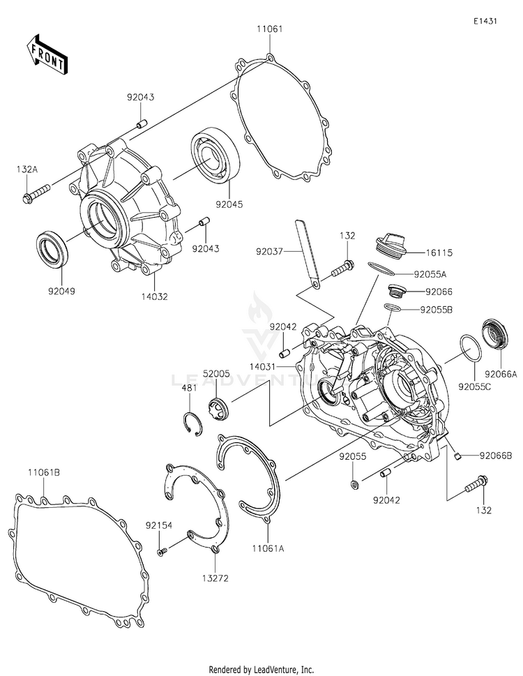 Engine Cover(S) Schematic