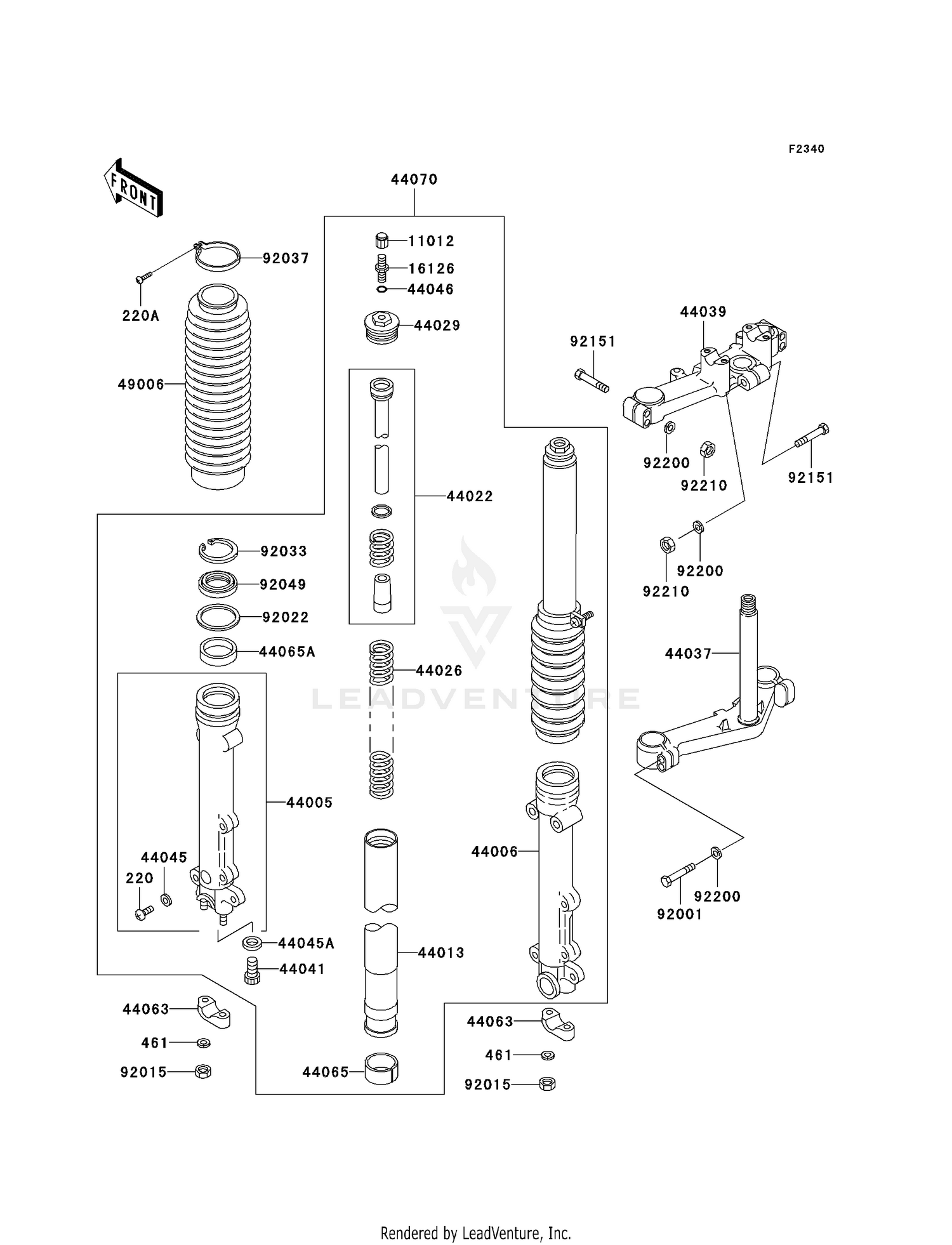 FRONT FORK (P20)