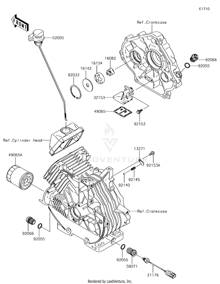 Oil Pump/Oil Filter Schematic