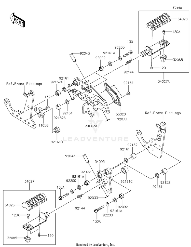 Footrests Schematic