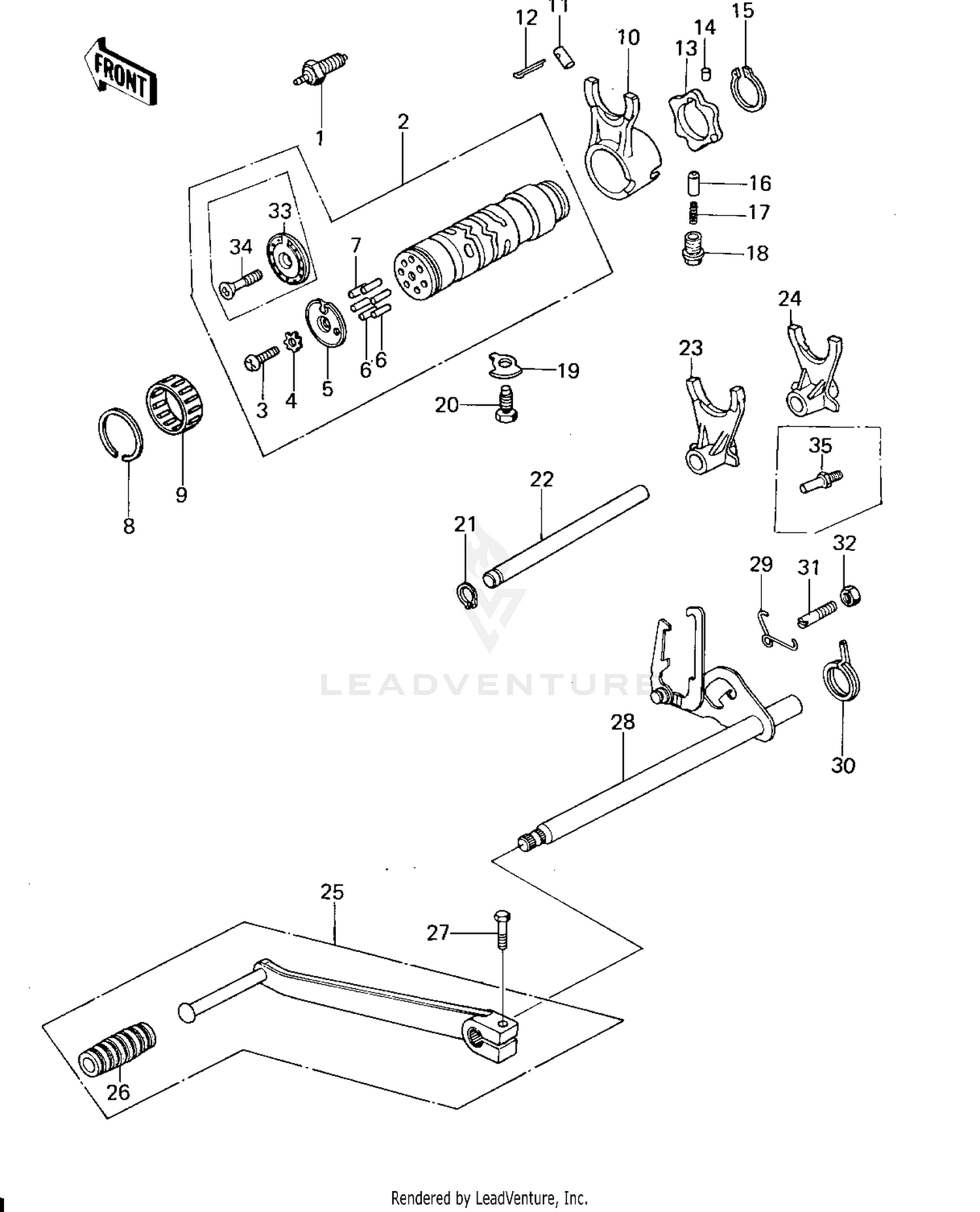 GEAR CHANGE MECHANISM