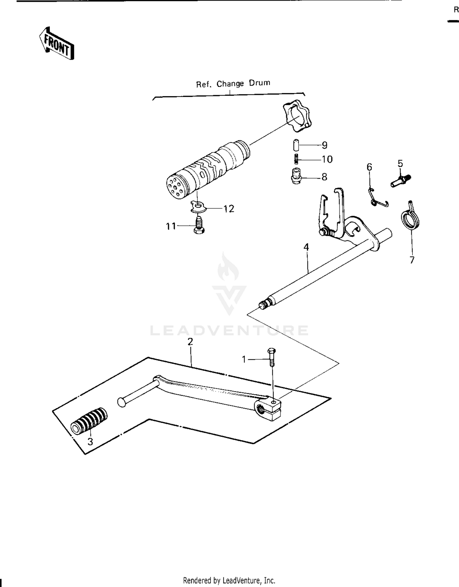 GEAR CHANGE MECHANISM