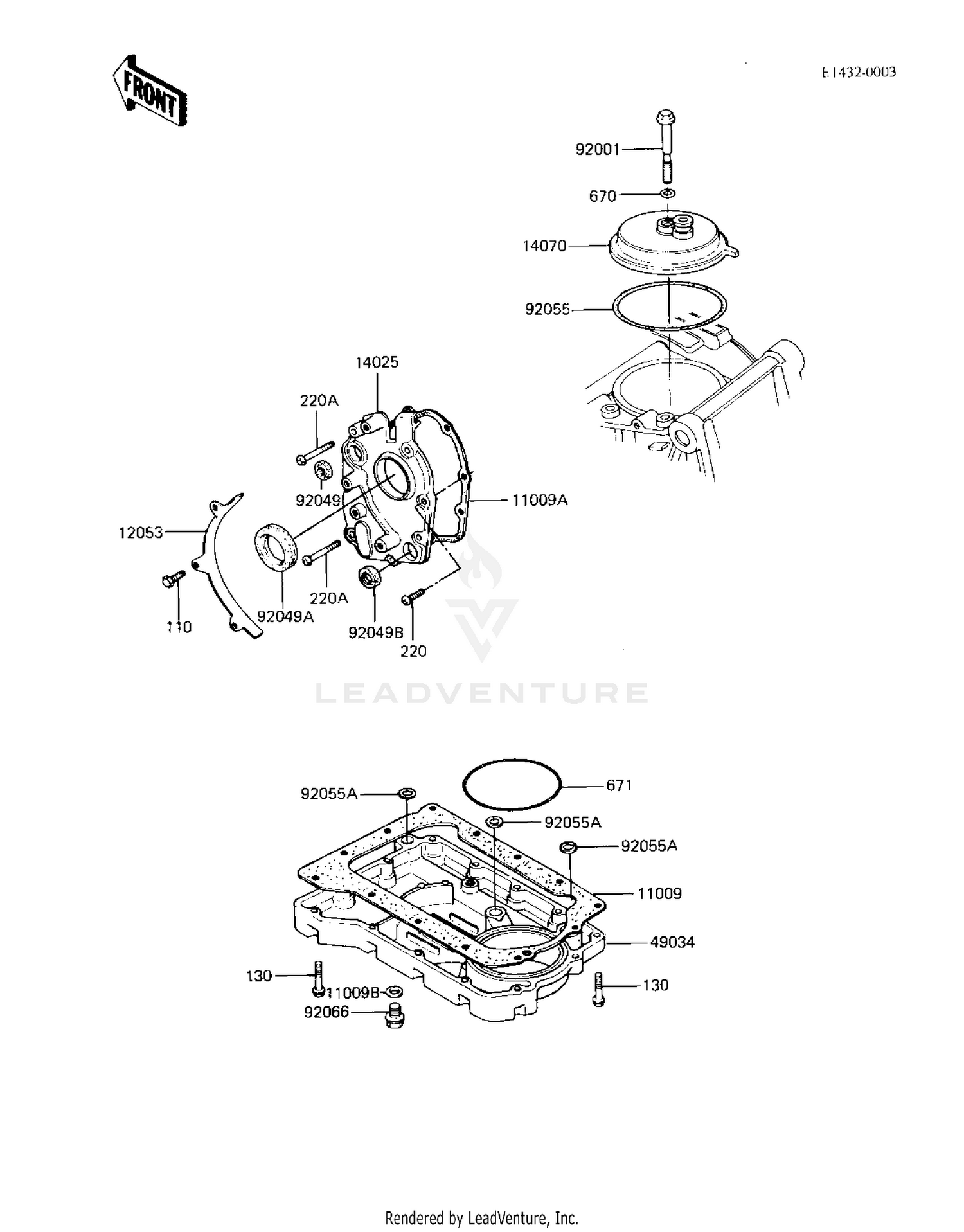 BREATHER COVER/OIL PAN ('82-'83 A3/A4)
